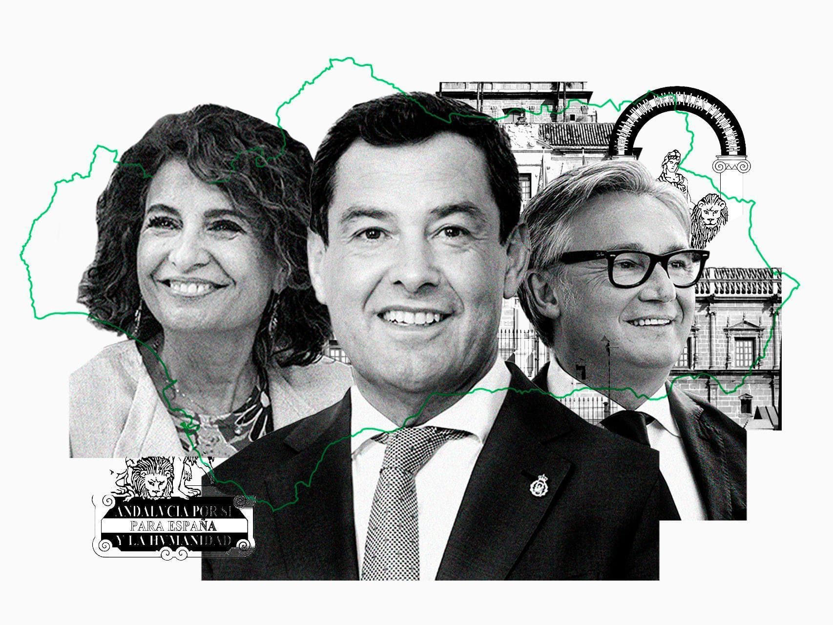 Moreno roza mayoría absoluta en Andalucía